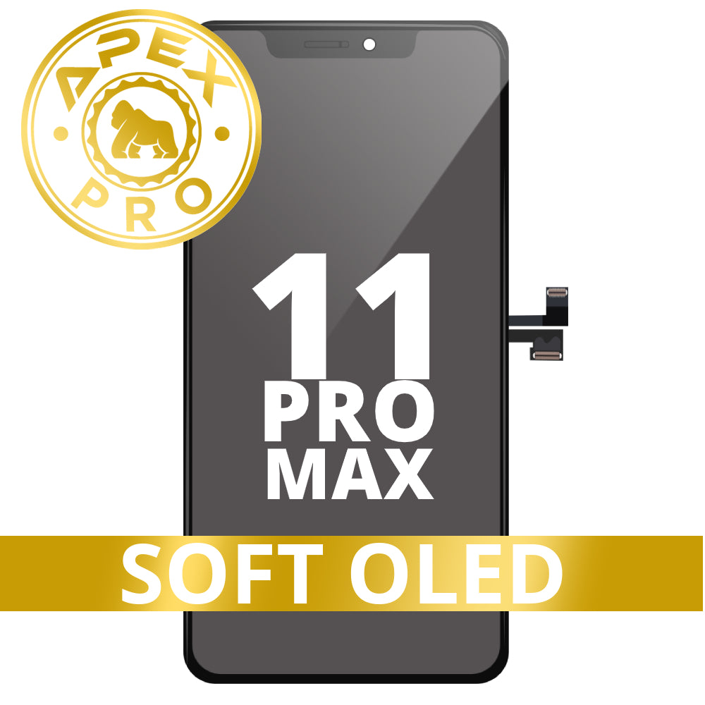 thumbnail image 2 of Soft OLED Display Screen Replacement For IPhone 11 Pro – Black, Full Assembly 2 of 2
