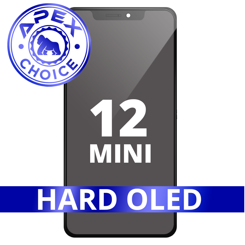 Hard OLED and Touch Screen Digitizer for iPhone 12 Mini (APEX Choice)