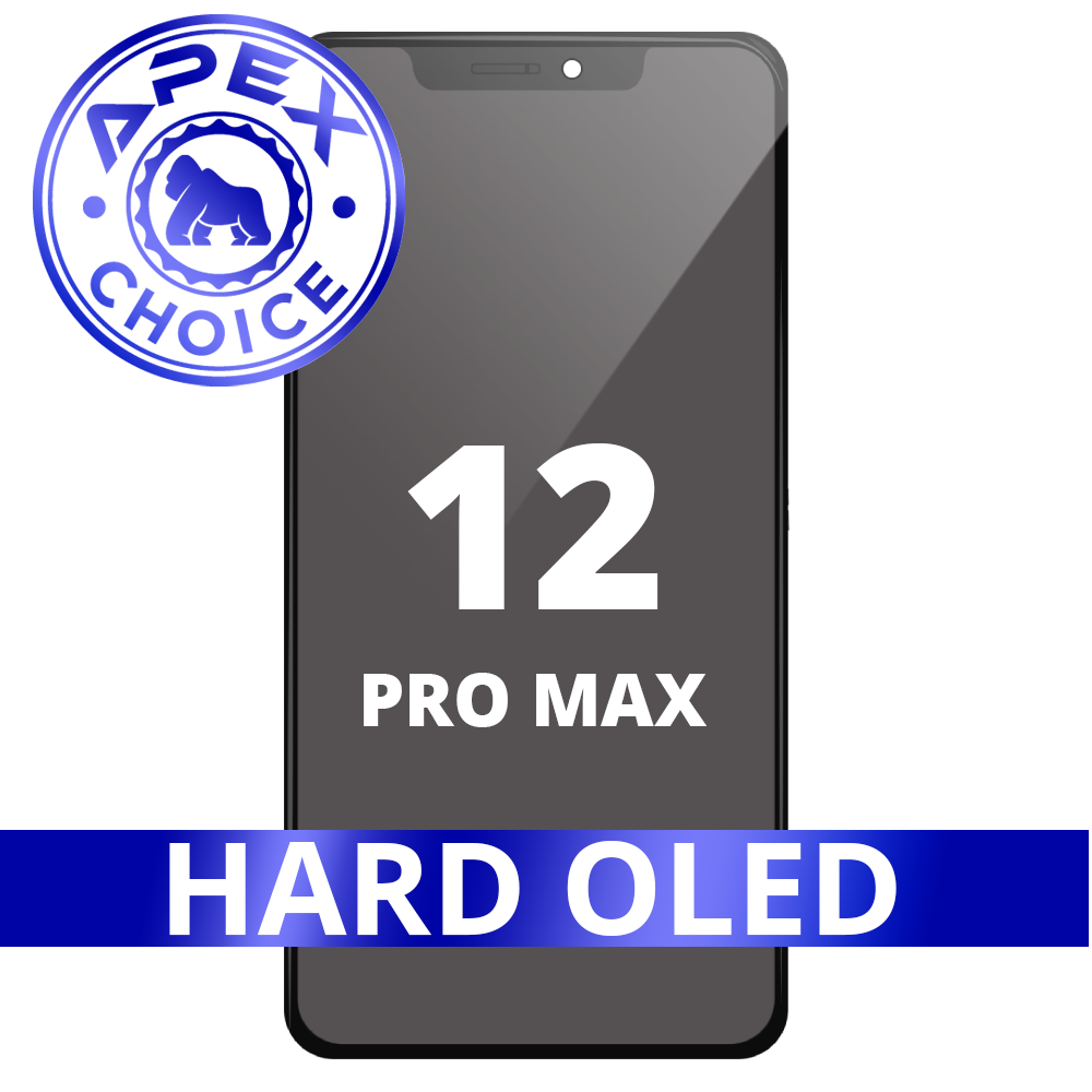 Hard OLED and Touch Screen Digitizer for iPhone 12 Pro Max (APEX Choice)