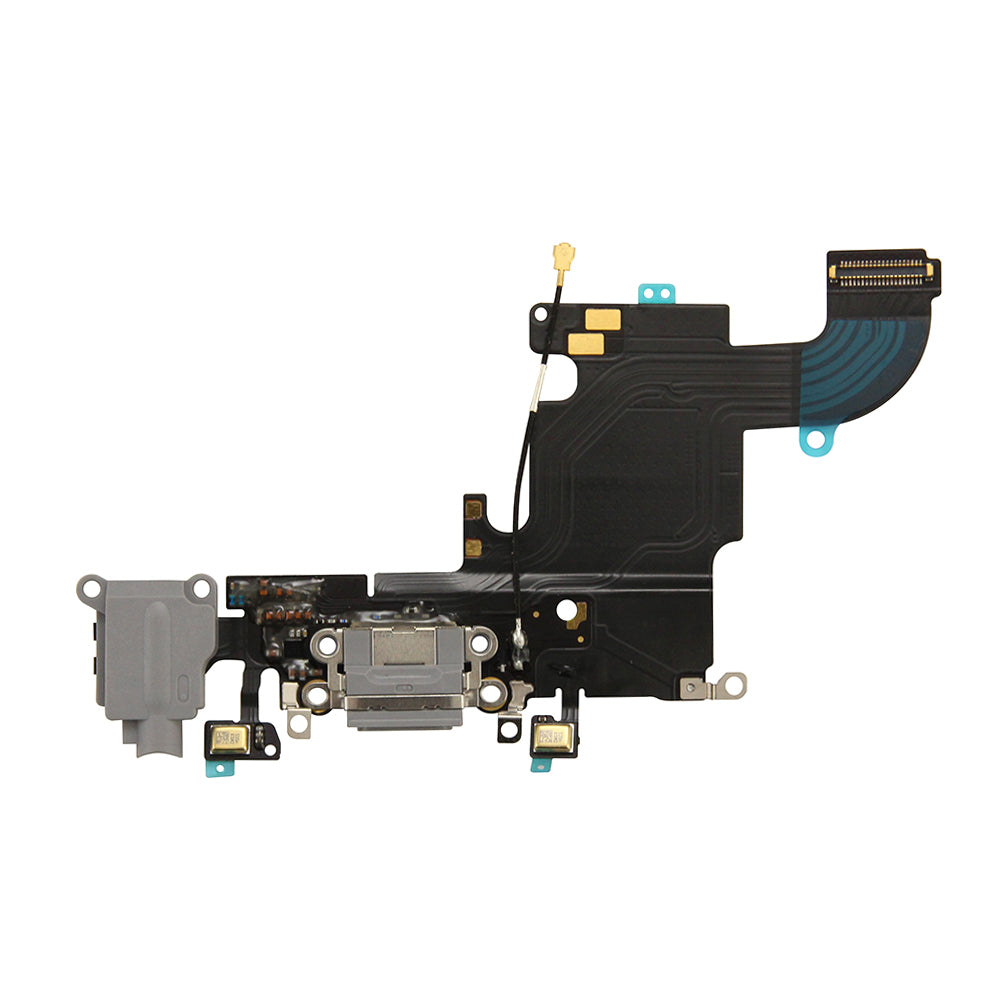 Charging Port and Headphone Jack Flex Cable for iPhone 6s - Space Gray
