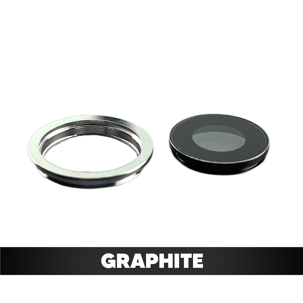 Back Camera Lens With Bracket for iPhone 12 Pro (Graphite) (Real Sapphire / Premium)