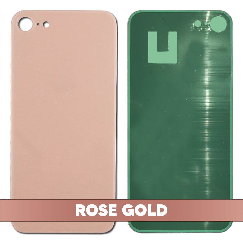 Back Glass Cover with Adhesive for iPhone 8 - Rose Gold (NL)
