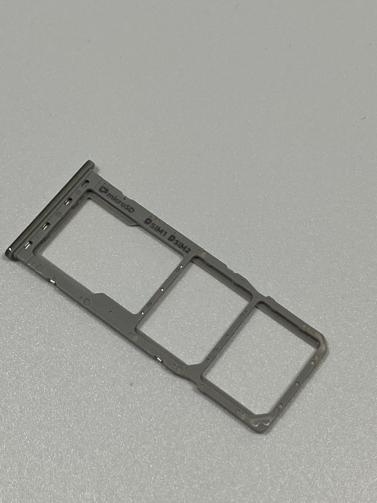 Dual Sim Tray For Samsung Galaxy A20 (A205/2019)/A30 (A305/2019)/A50 (A505/2019) (Silver) (OEM)