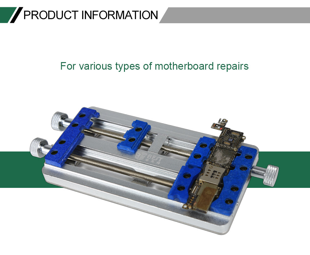 Heavy Duty Double Bearing Heat Resistant Motherboard Soldering Fixture Clamp Repair Tool