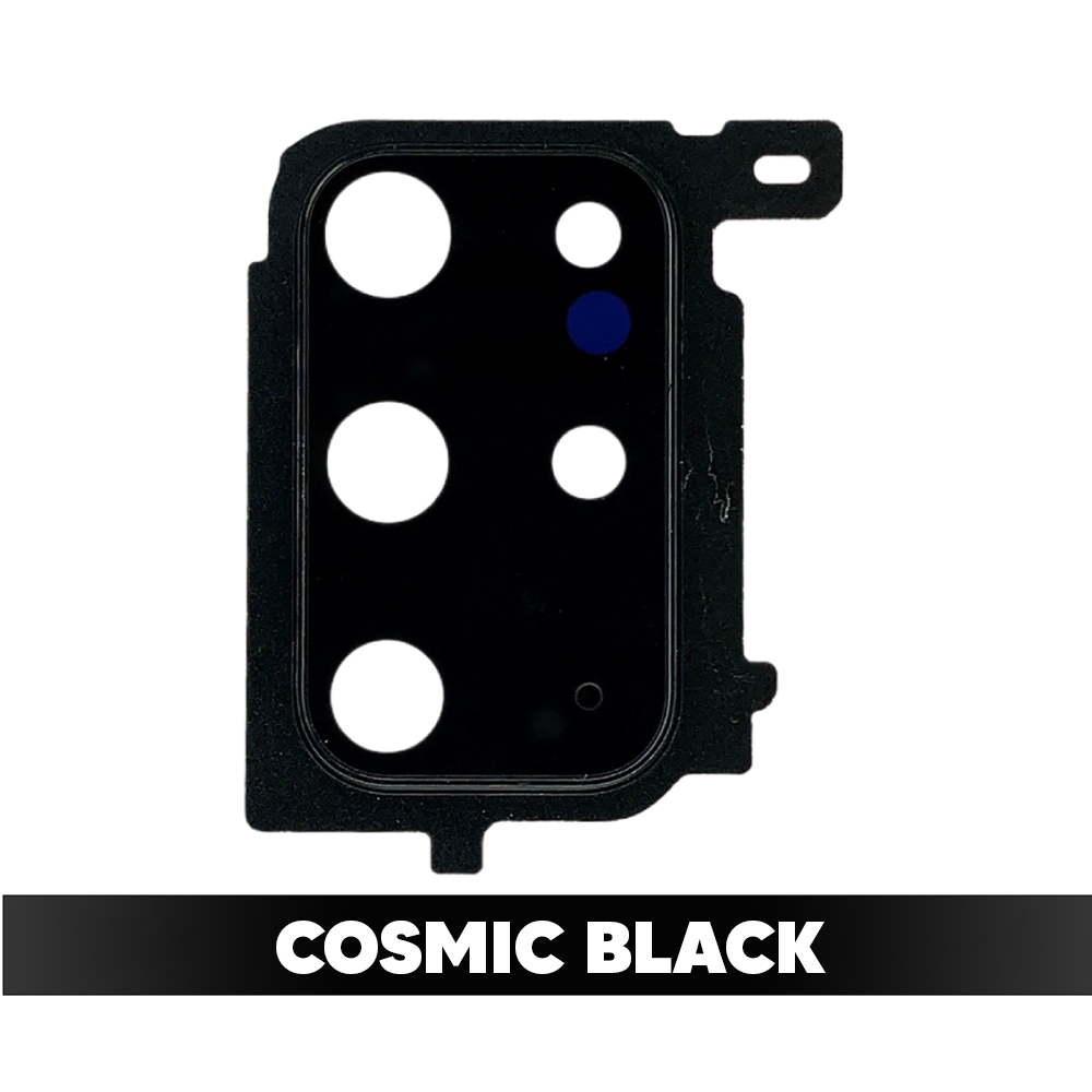Rear Camera Lens with Bezel Ring for Samsung Galaxy S20 Plus (Cosmic Black)