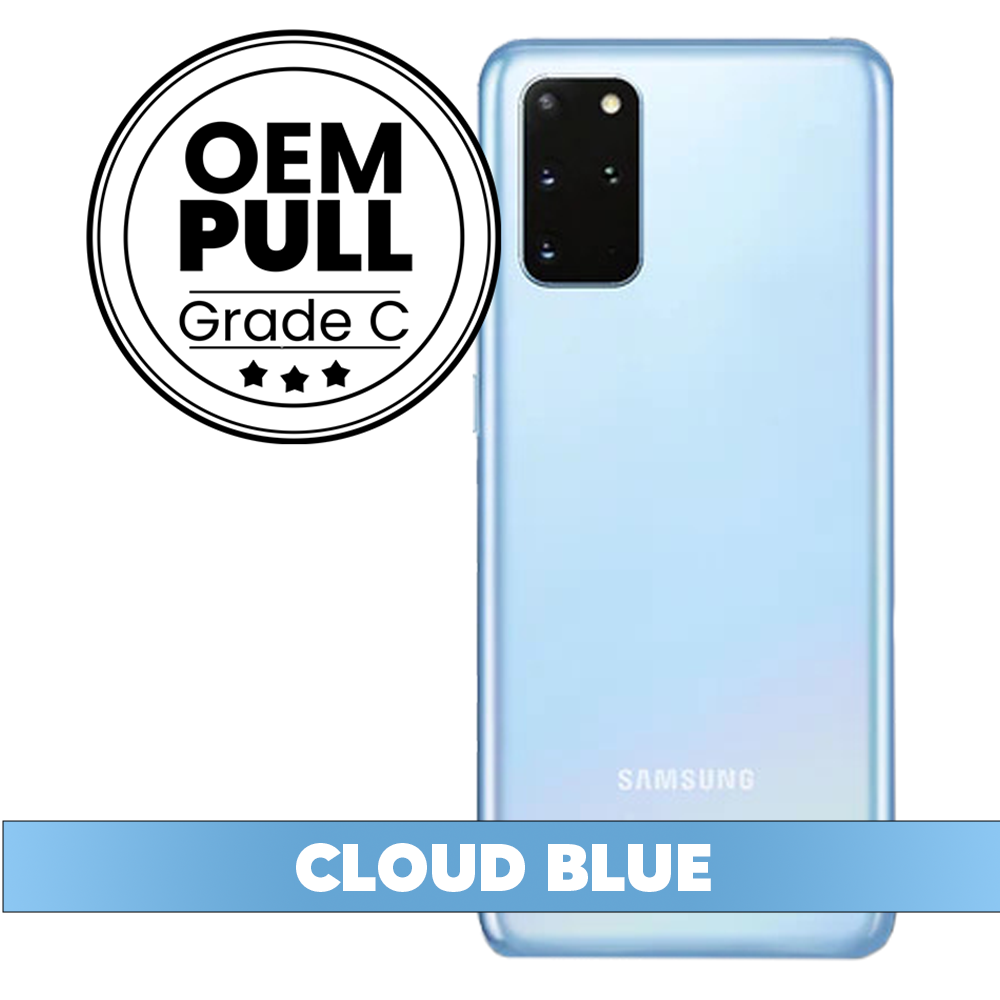 Rear Housing Back Cover with Camera Lens for Samsung Galaxy S20 Plus - Cloud Blue (Oem Pull Grade C)