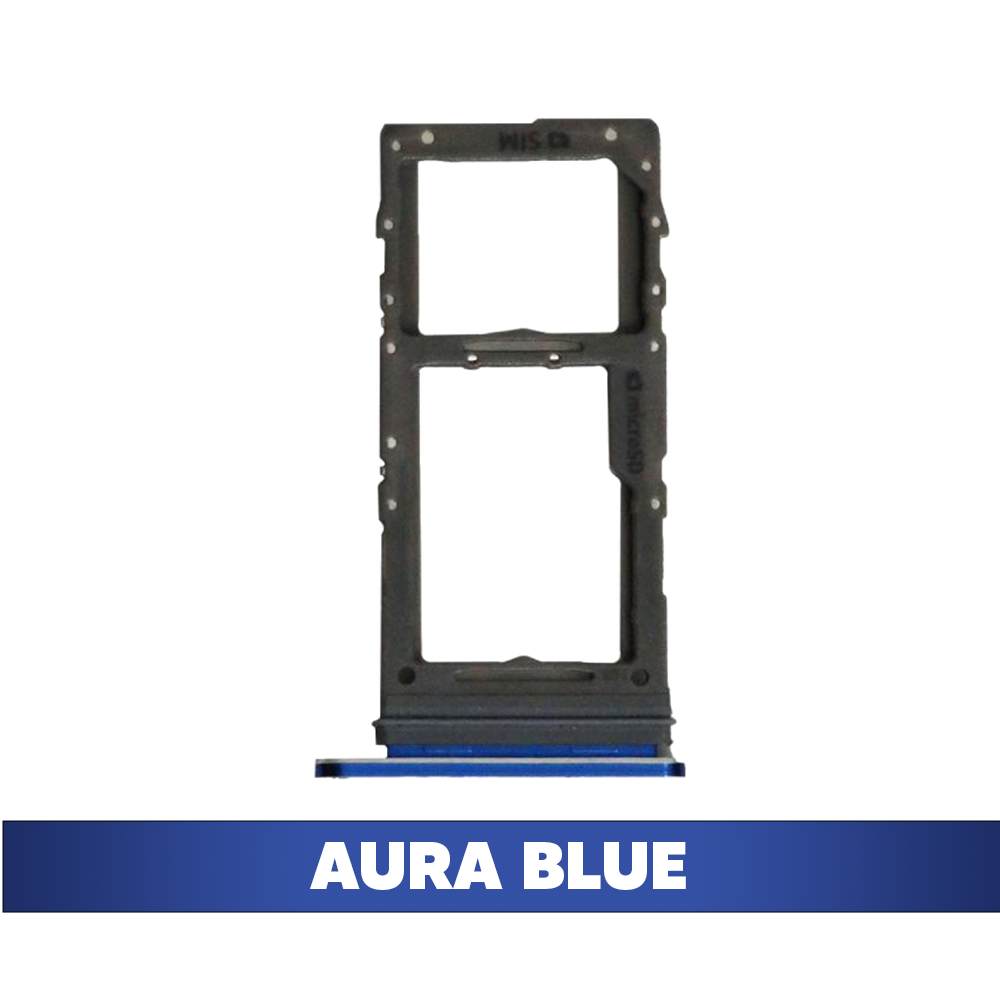 Single Sim Card Holder for Samsung Galaxy NOTE 10 Plus / 5G (Aura Blue)