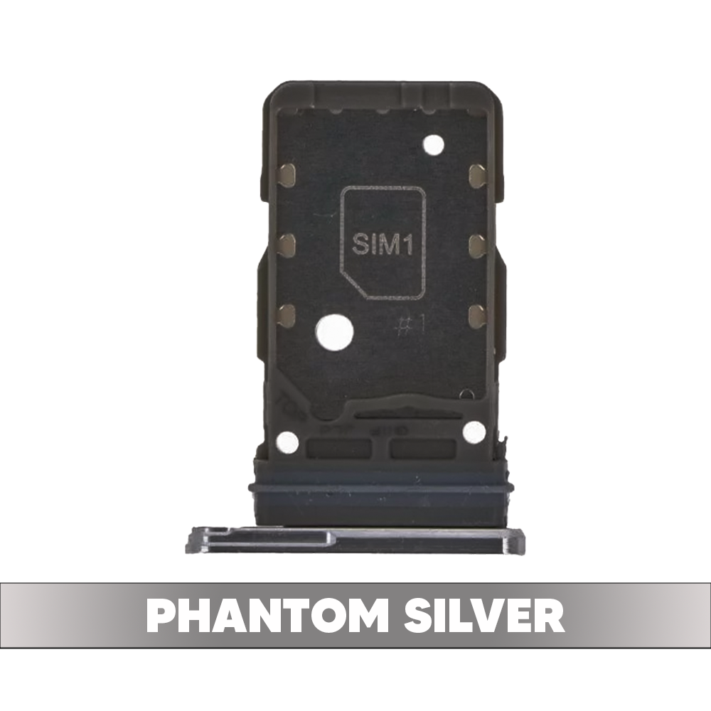 Single Sim Card Holder for Samsung Galaxy S21 Ultra 5G (Phantom Silver)