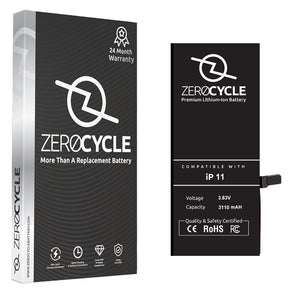 ZeroCycle Battery for iPhone 11 3110mAH Li-Ion Premium