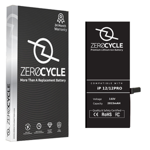 ZeroCycle Battery for iPhone 12/12 Pro 2815mAH Li-Ion Premium