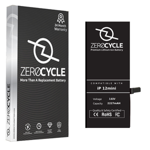 ZeroCycle Battery for iPhone 12 Mini 2227mAH Li-Ion Premium