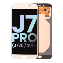 LCD Assembly Without Frame Compatible For Samsung Galaxy J7 Pro (J730 / 2017) (Gold) (Service Pack)