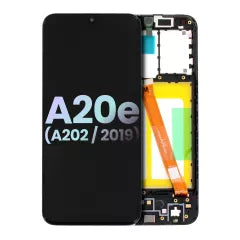 LCD Assembly With Frame Compatible For Samsung Galaxy A20e (A202 / 2019) (Service Pack) (All Colors)