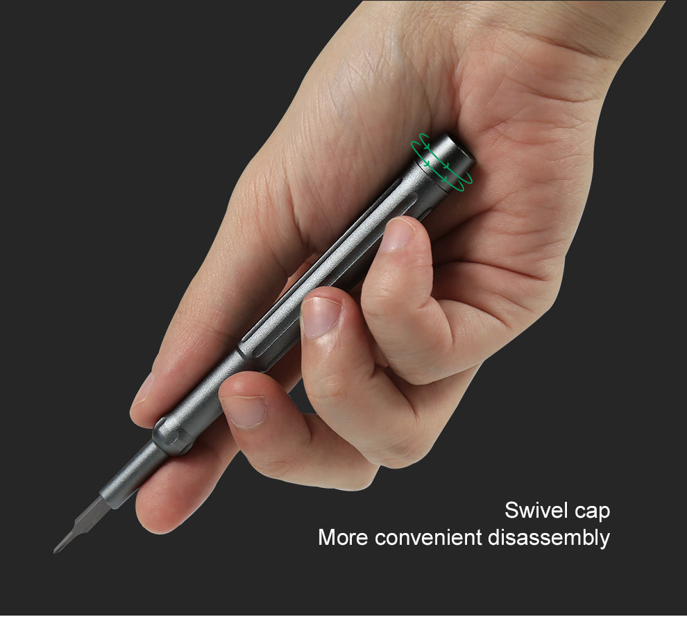 Precision Screwdriver Kit 24 pcs in 1 - S2 Aluminium Stainless Steel (Premium)
