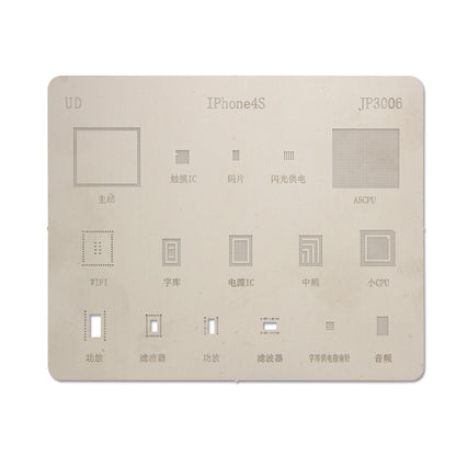 Reballing Resoldering IC Stencil Template for iPhone 4S