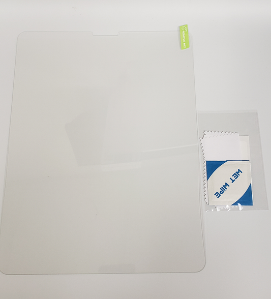 iPad Pro 12.9 (3rd Gen) Tempered Glass Screen Protector with Cleaning Kit