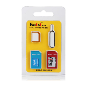 Universal Sim Card Tray Adaptors Nano and Micro with Sim Tray Opening Tool for iPhone Series