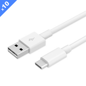 2A Type C USB Data Cable - White (Pack of 10)---OLD Sku