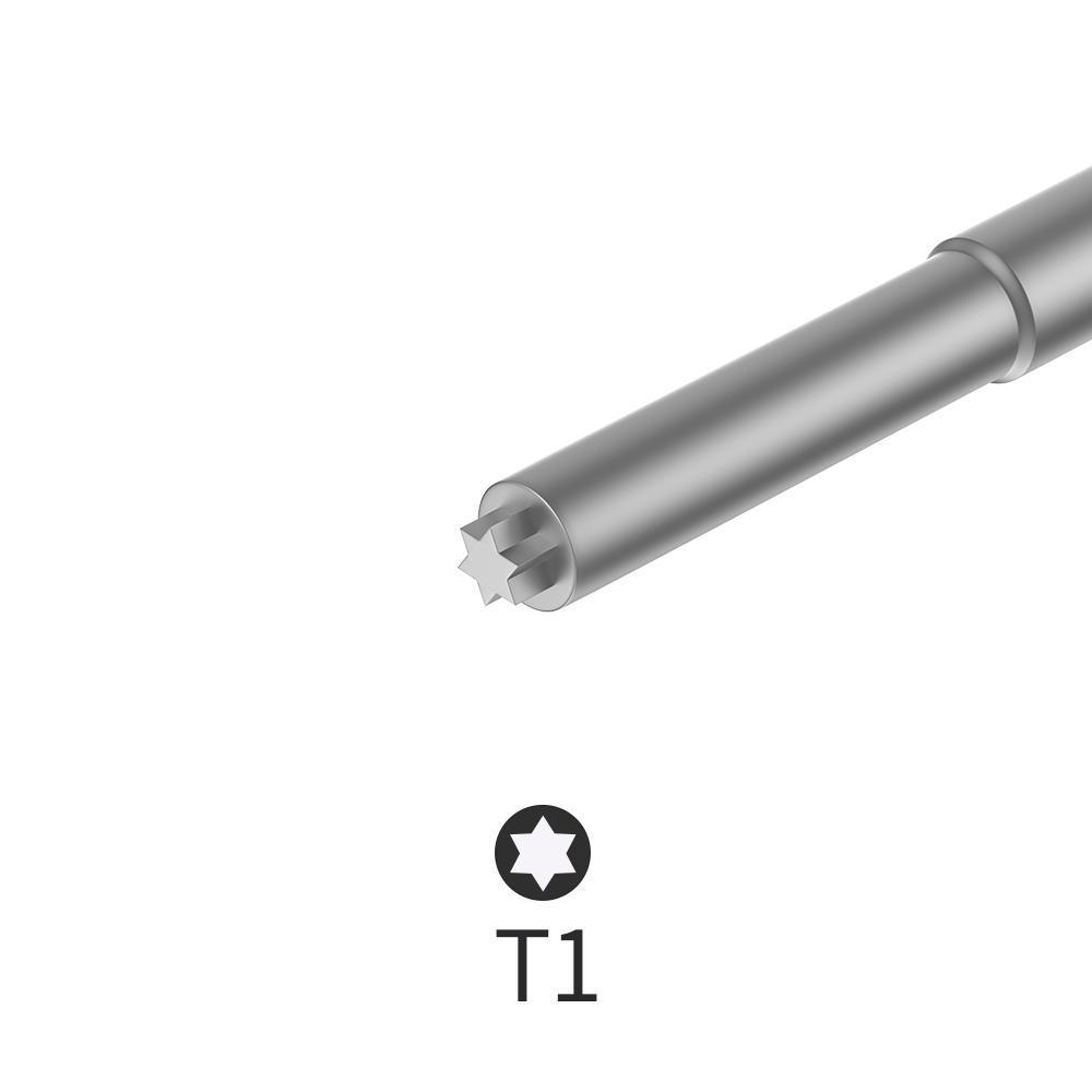 BEST Magnetic Screwdriver with Aluminum Handle, Silent Knob - Torx 1 T1
