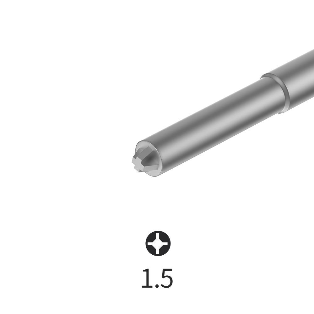 BEST Magnetic Screwdriver with Aluminum Handle, Silent Knob - Phillips 1.5mm