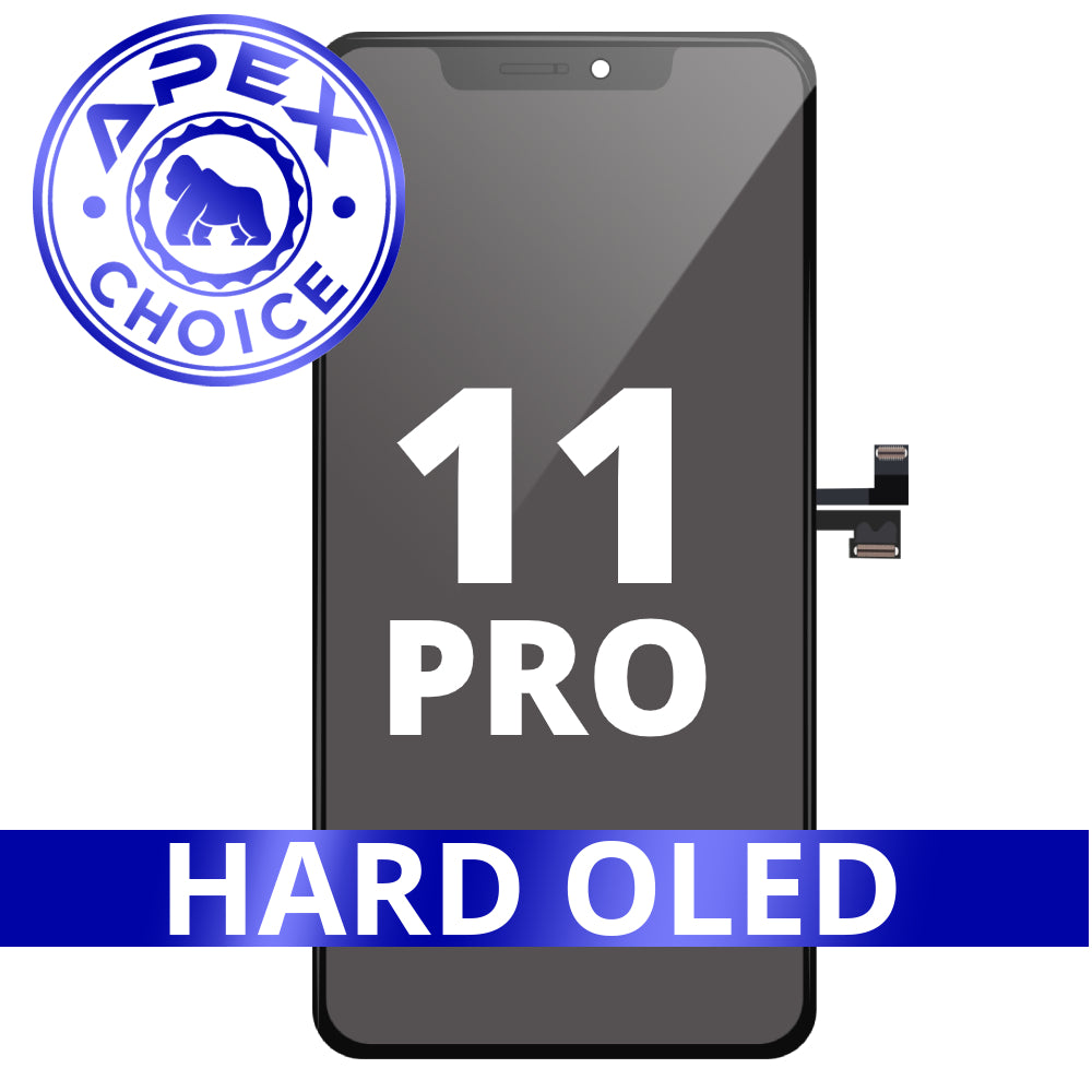 Hard OLED and Touch Screen Digitizer for iPhone 11 Pro - (APEX Choice)