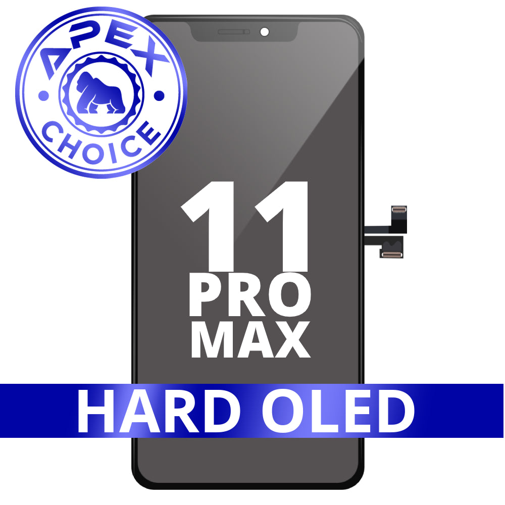 Hard OLED and Touch Screen Digitizer for iPhone 11 Pro Max - (APEX Choice)