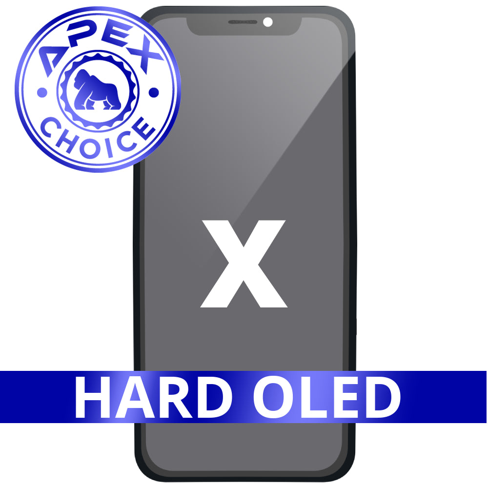 Hard OLED and Touch Screen Digitizer for iPhone X - (APEX Choice)