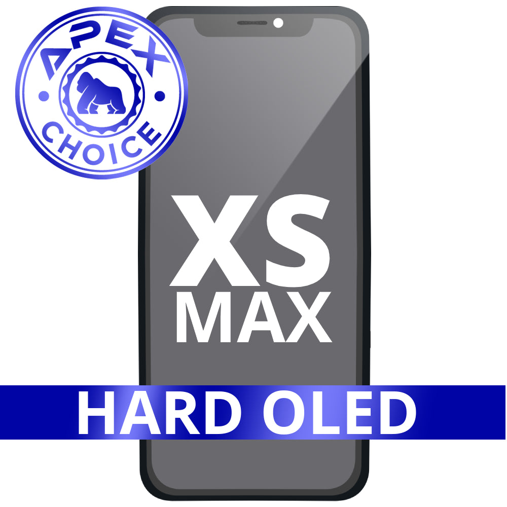 Hard OLED and Touch Screen Digitizer for iPhone XS Max - (APEX Choice)