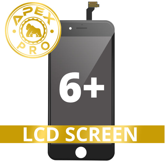LCD and Touch Screen Digitizer for iPhone 6 Plus - Black (APEX Pro)