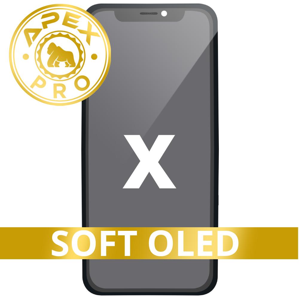 Premium Soft OLED and Touch Screen Digitizer for iPhone X - (APEX Pro)