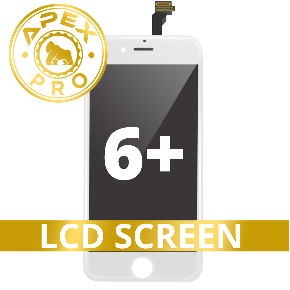 LCD and Touch Screen Digitizer for iPhone 6 Plus - White (APEX Pro)