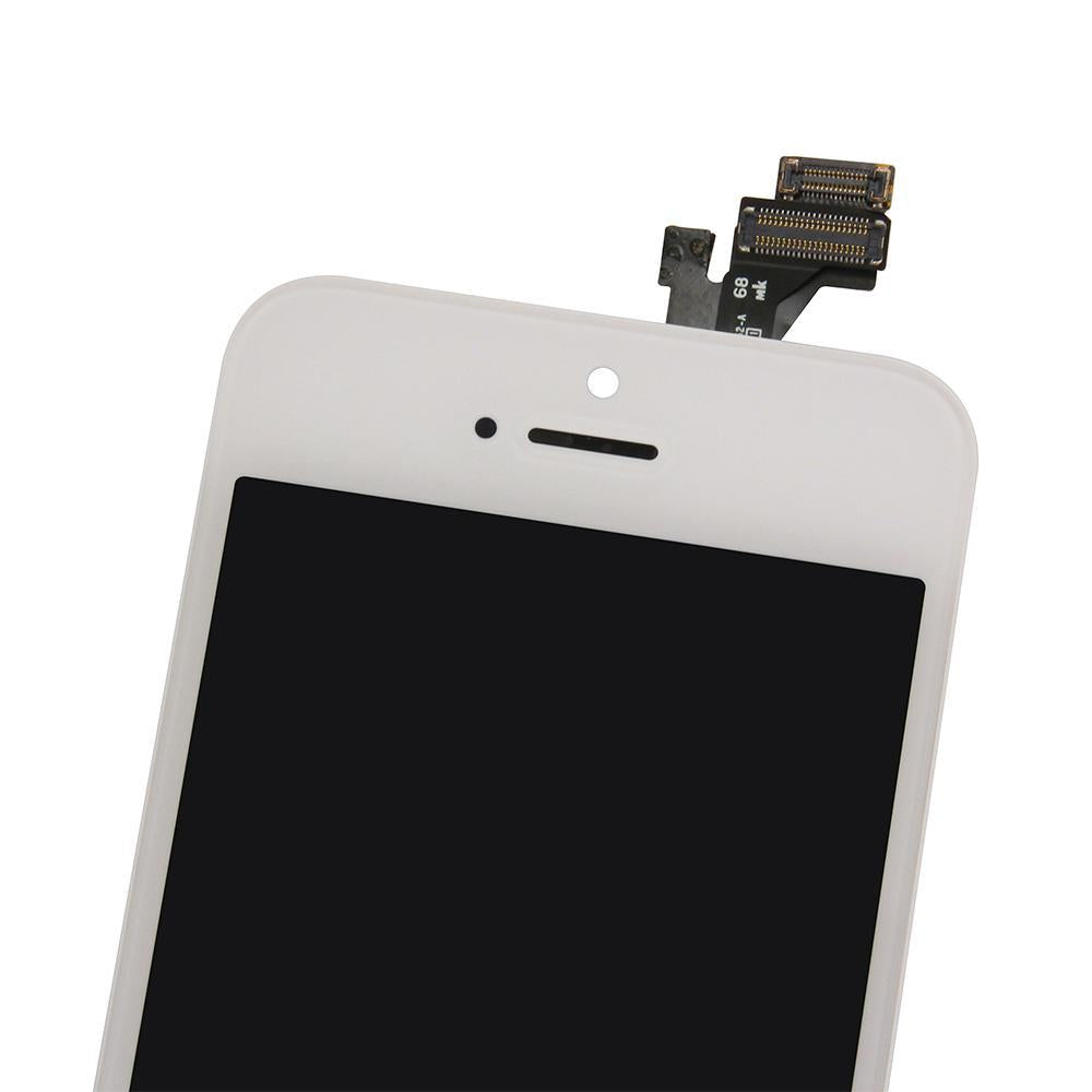 LCD and Touch Screen Digitizer for iPhone 5 - White (FOG/Premium)