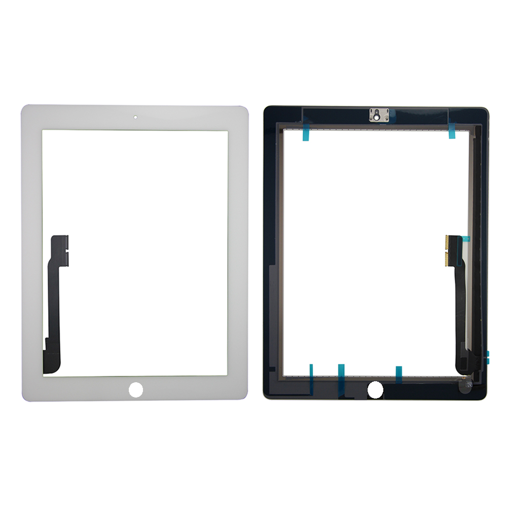 Touch Screen Digitizer Without Home Button for iPad 3/4 - White (Premium)