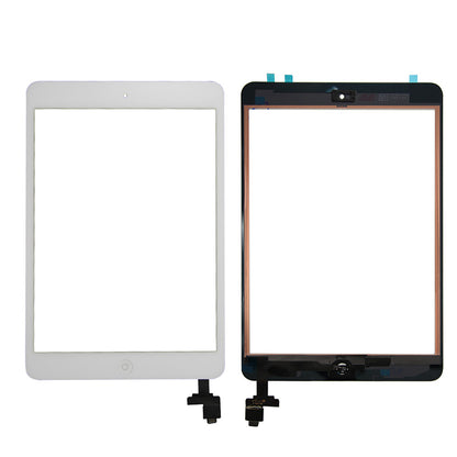 Touch Screen Digitizer with Home Button And IC Chip for iPad Mini & iPad Mini 2 - White (Premium)