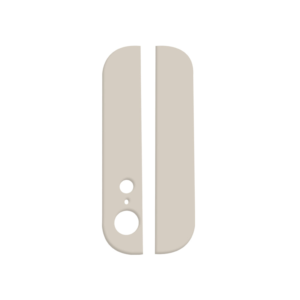 Top Bottom Glass Cover for iPhone 5 White