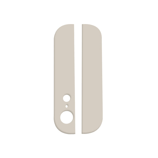 Top Bottom Glass Cover for iPhone 5 White