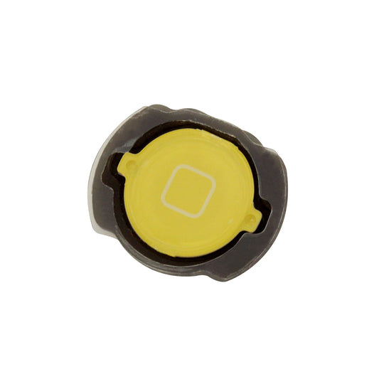 Home Button for iPod Touch 4 Yellow