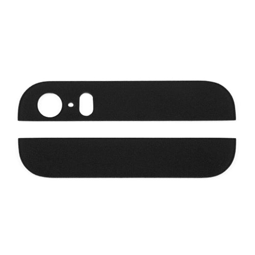 Top Bottom Glass Cover for iPhone 5S Black