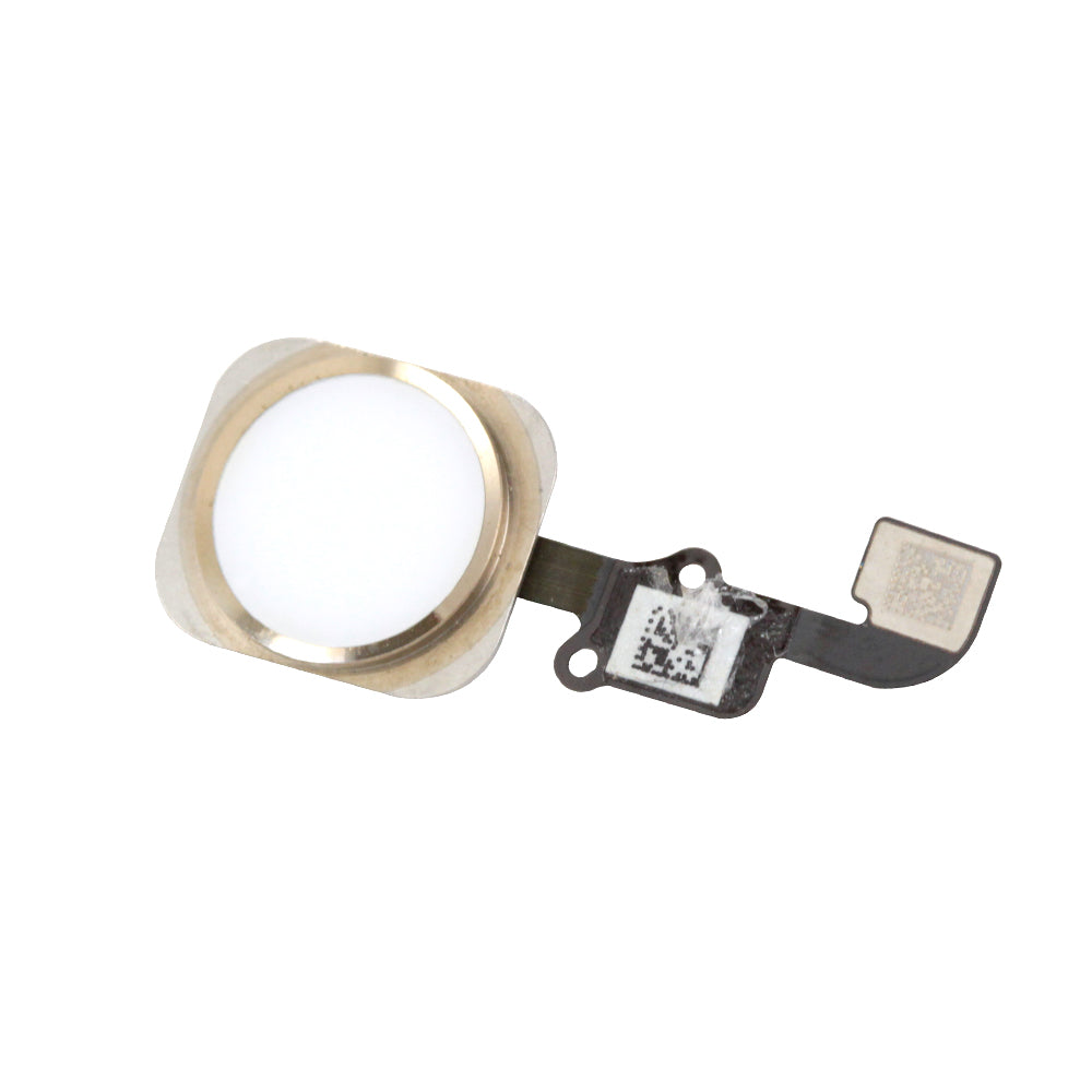 Home Button Flex Cable for iPhone 6 and 6 Plus White / Gold