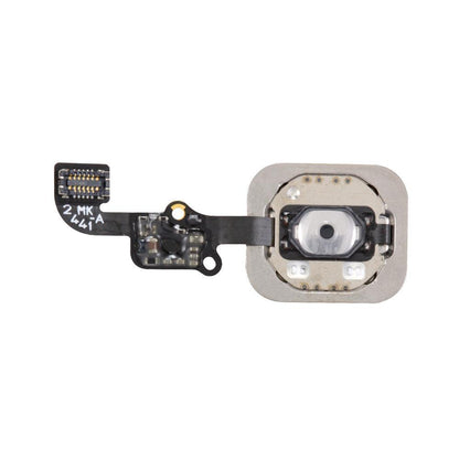 Home Button Flex Cable for iPhone 6 and 6 Plus White / Gold