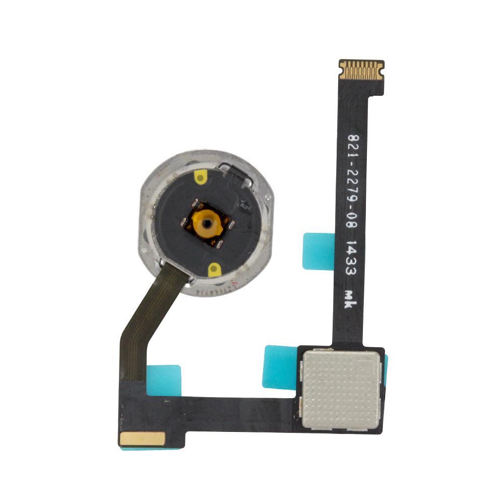 Home Button With Flex Cable for iPad Air 2 - White / Gold (OEM) - image 2