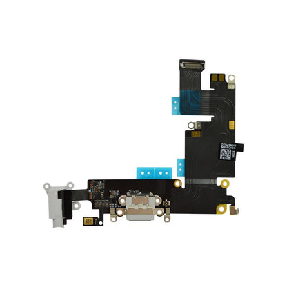 Charging Port with Flex Cable Earphone Jack and Mic for iPhone 6 Plus - Gray - image 2