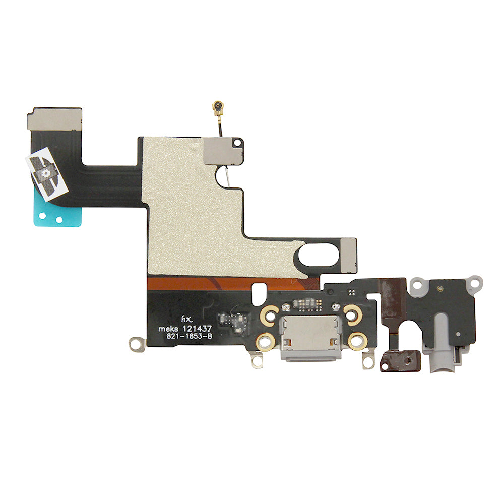 Charging Port and Headphone Jack Flex Cable for iPhone 6 Space Gray