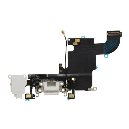 Charging Port and Headphone Jack Flex Cable for iPhone 6s White