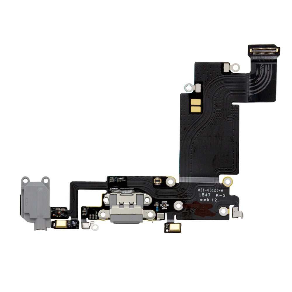 Charging Port and Headphone Jack Flex Cable for iPhone 6s Plus Space Gray