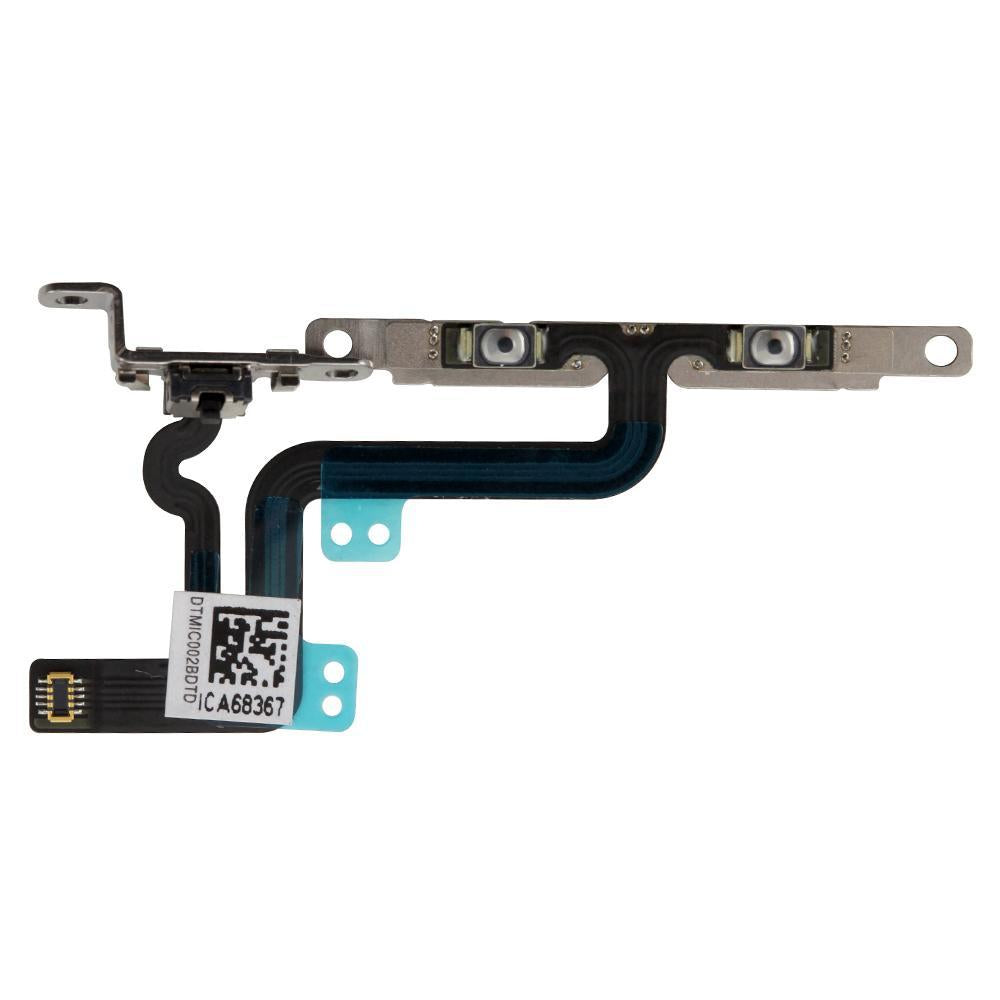 Volume and Mute Button Flex Cable With Brackets for iPhone 6s Plus