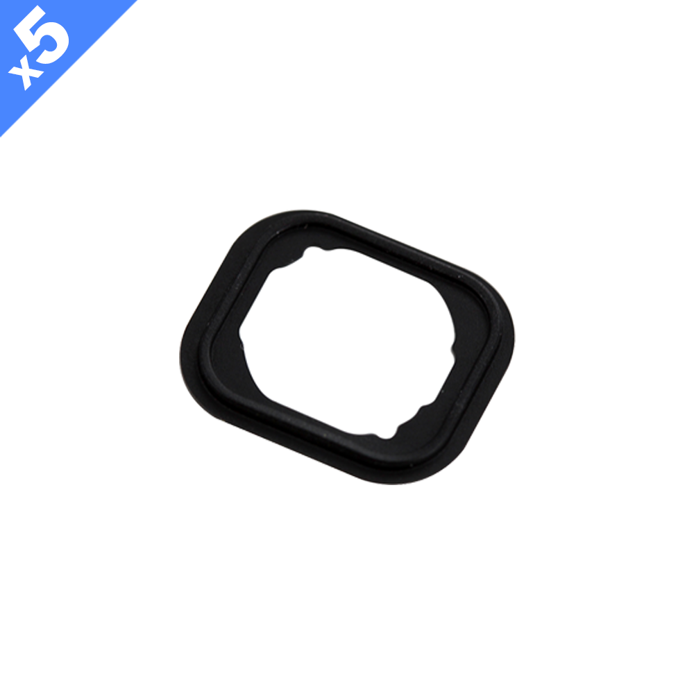 Home Button Rubber Gasket for iPhone 6 and 6 Plus (Pack of 5) (OEM)