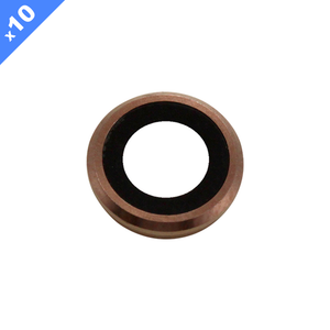 Rear Camera Lens Glass Cover for iPhone 6S - Rose Gold (Pack of 10)