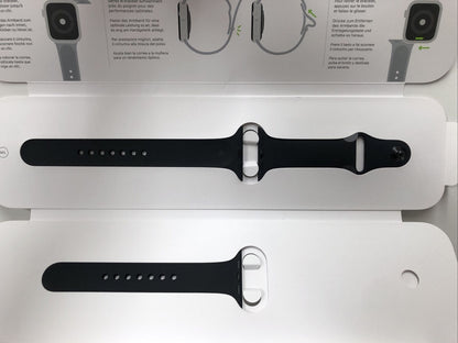 Apple Watch 3C633AM/A Sport Band 42mm Black with Space Grey Pin
