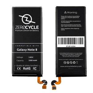 ZeroCycle Battery for Samsung Galaxy Note 8 3.85V 3300mAh Li-Ion Premium